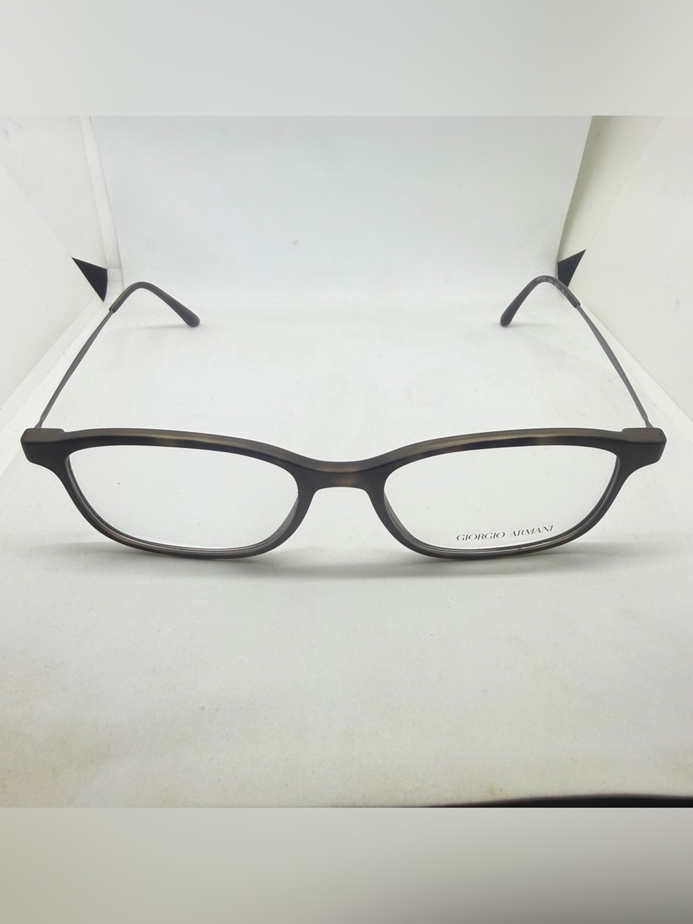 Giorgio Armani Men’s Sleek Brown Gradient Eyeglasses